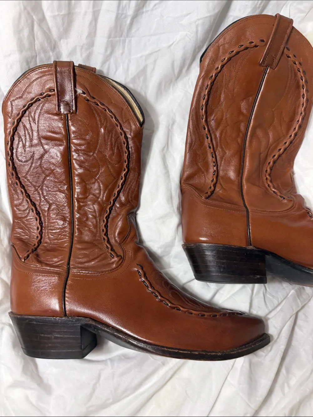 Dan Post Brown Leather Western Boots